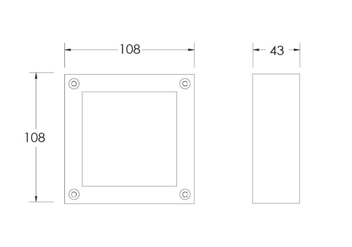Настенный светильник уличный IP44 LED W91480 Oasis Light W91480 S_OL