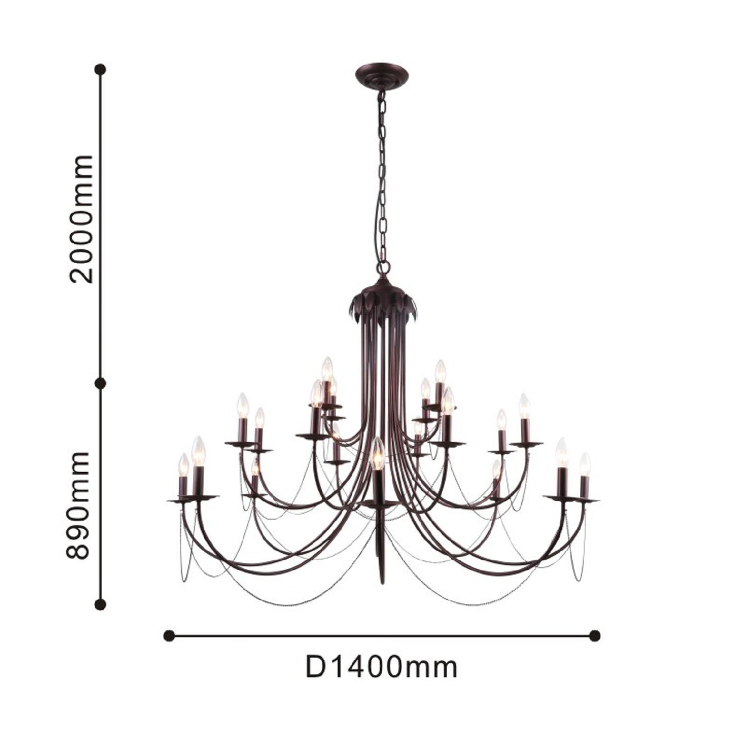 Подвесная люстра F-Promo Plini Cofee 2590-20P
