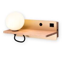 Настенный светильник Ambrella light с выключателем, USB портом и полкой Wall FW520_AMB