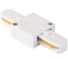 Соединитель &laquo;I&raquo; для однофазного шинопровода 220V для монтажа на поверхность Imex TR-I WH_IM