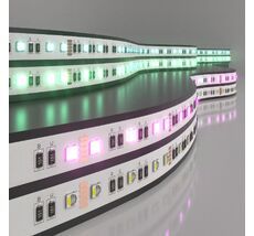 Лента светодиодная 24V 24W 60Led 5050 IP20 MIX RGB/холодный белый, 5м a053703_ES