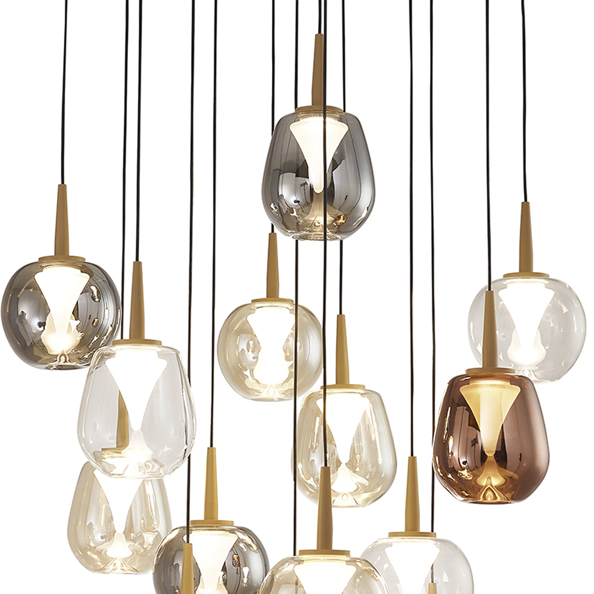 Подвесная люстра MANTRA ANDROMEDA 8935+14PL_MN