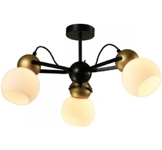 Потолочная люстра на штанге Imex MD.22438-3-S-BK+GD_IM