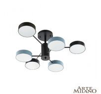Потолочная люстра Arte Milano Ferrara 250906/6B Bk/Gr