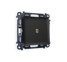 Выключатель одноклавишный с подсветкой Ambrella Volt ALFA QUANT MA802010_AMB