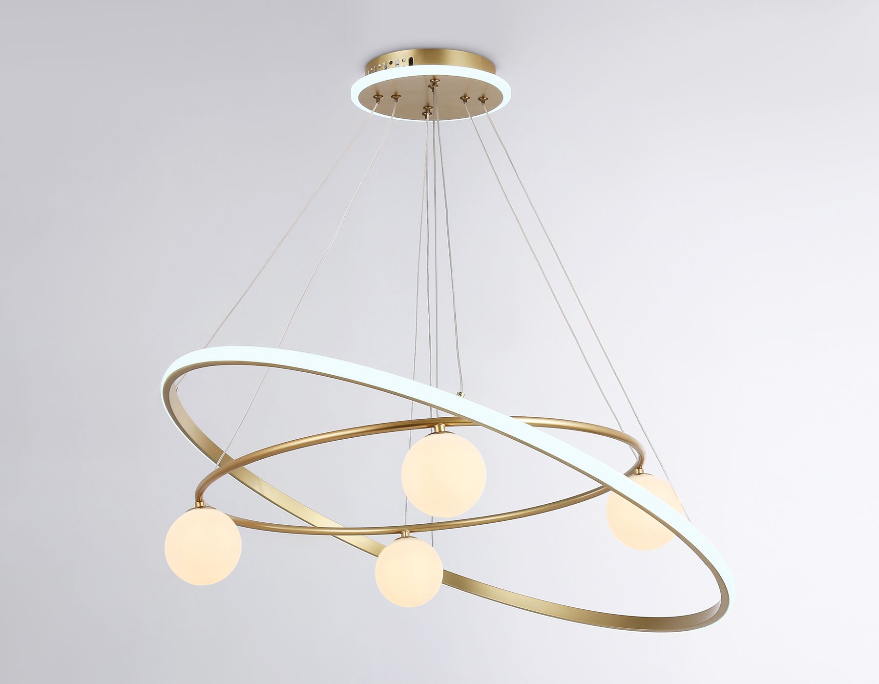 Подвесная люстра и с пультом управления Ambrella Light COMFORT FL66328_AMB