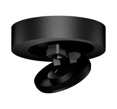 Крепеж накладной скрытый поворотный для корпуса с диаметром отверстия D60 DIY SPOT A2229_AMB