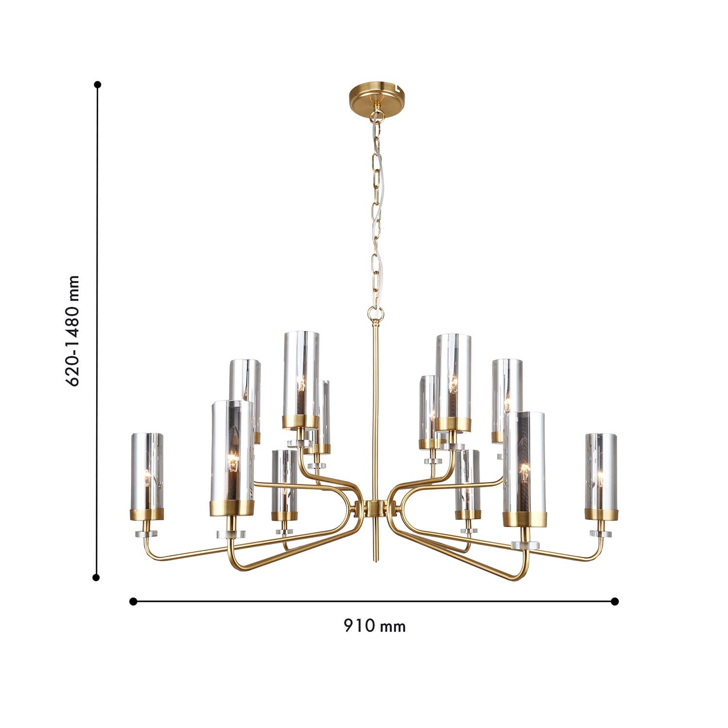 Подвесная люстра F-Promo Shandar 4620-12P