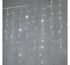 Гирлянда Бахрома с Колпачком 3,2 x 0,9 м Белая 220В, 180 LED, Провод Прозрачный ПВХ, IP65 PIL180CAP-10-2W