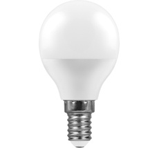 Лампочка светодиодная груша E14 7W 2700K 560lm 25478 Feron 25478_FR