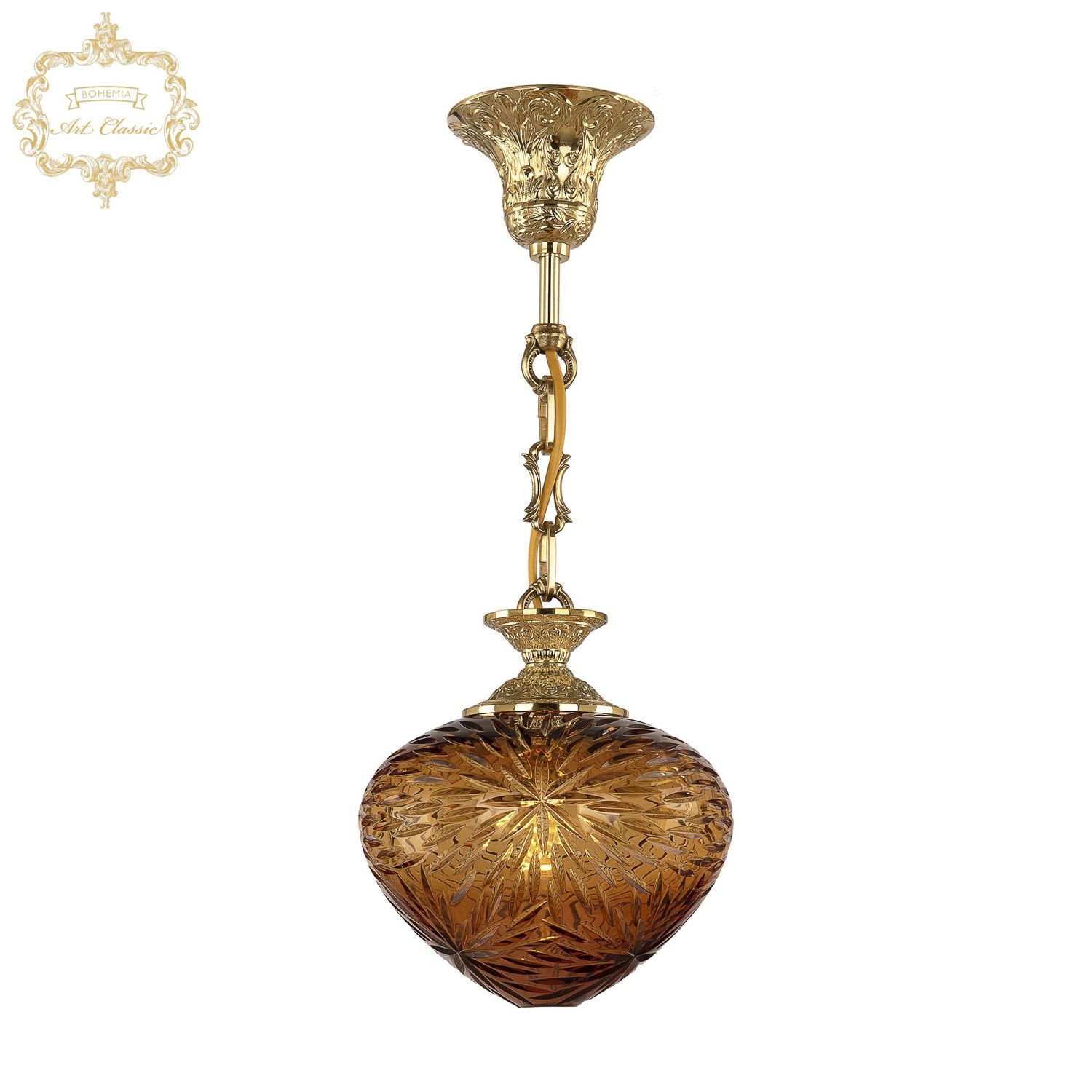 

Хрустальная люстра Bohemia Art Classic 34.003P.18.G.Amber.H-1A, 34.003P.18.G.Amber.H-1A