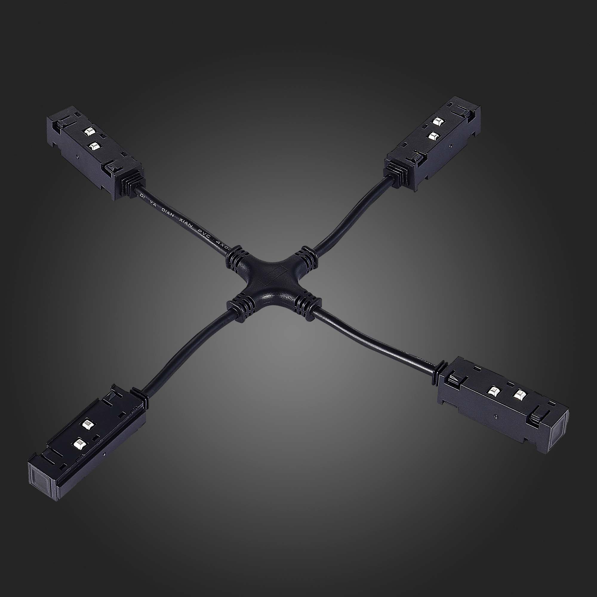 Ввод питания X-образный для магнитного шинопровода ST Luce SKYLINE 48 High-tech ST006.469.00