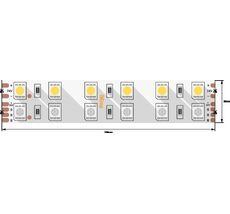 Лента светодиодная стандарт 5050, 120 LED/м, 28,8 Вт/м, 24В, IP20, Цвет: RGB + холодный белый 00-00009471_SW