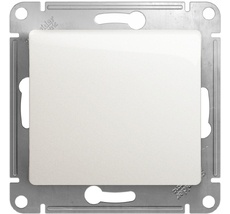 Выключатель встраиваемый одноклавишный (перламутровый) Systeme Electric GSL000615