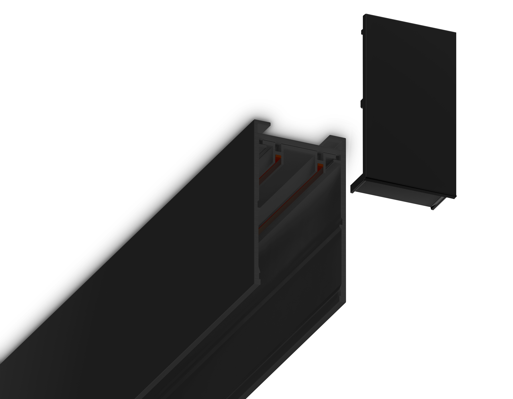 Заглушка для накладного шинопровода Magnetic (2шт) Ambrella Light Magnetic GL1058_AMB