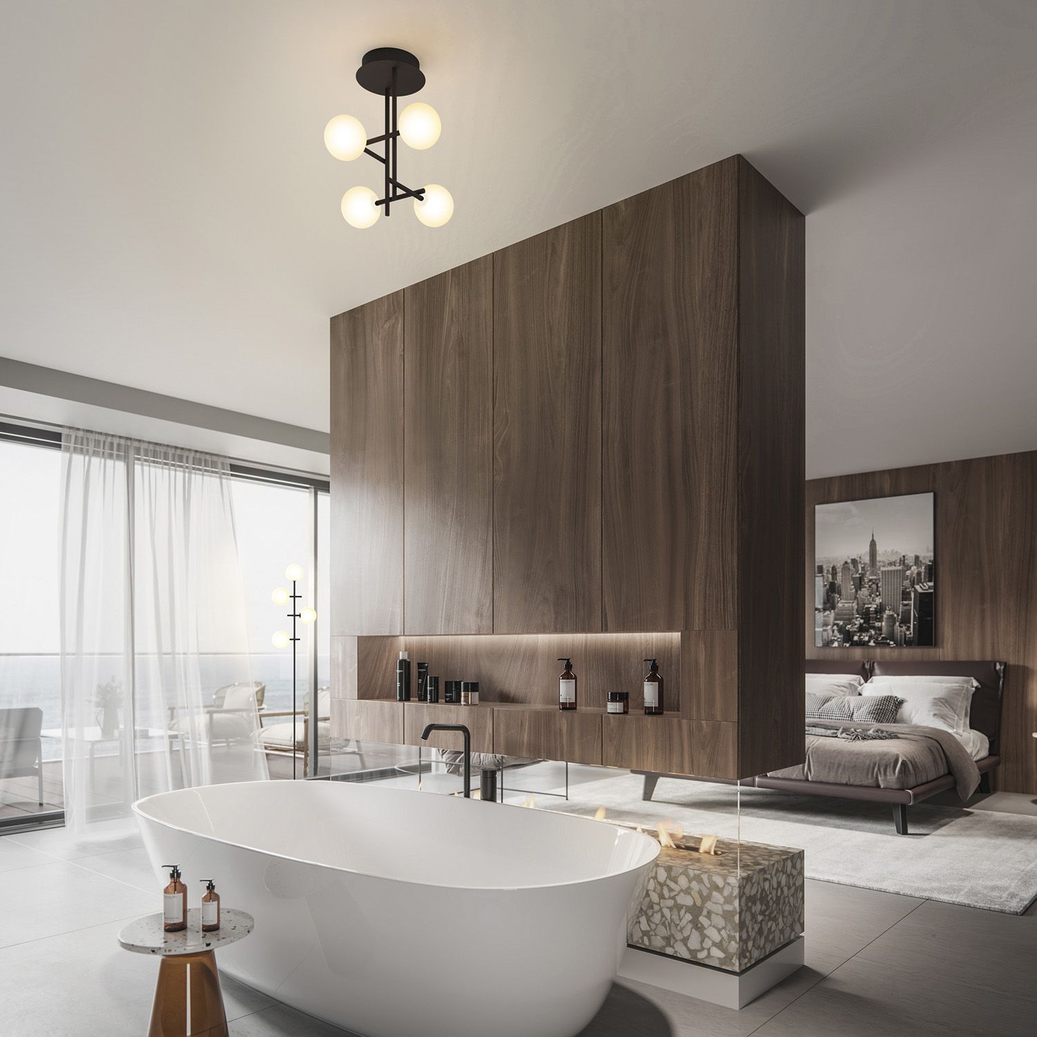 Потолочная люстра Mantra CELLAR 7633_MN