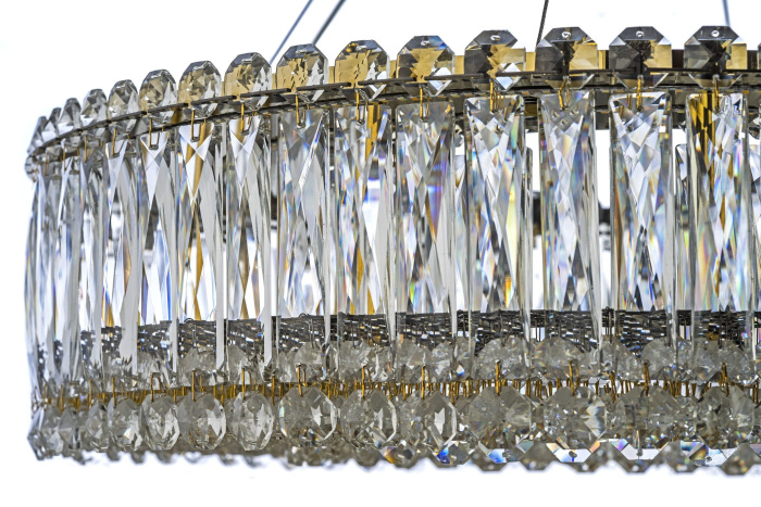 Подвесная люстра хрусталь LED Dio D'Arte Entratico L 1.5.60.100 G