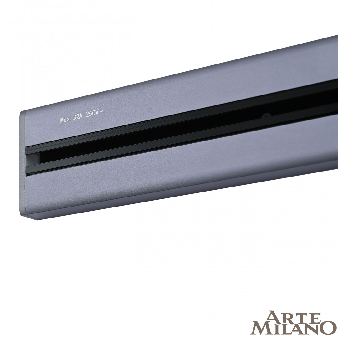 Шинопровод накладной Arte Milano track-sockets 385201TOB/100 Grey