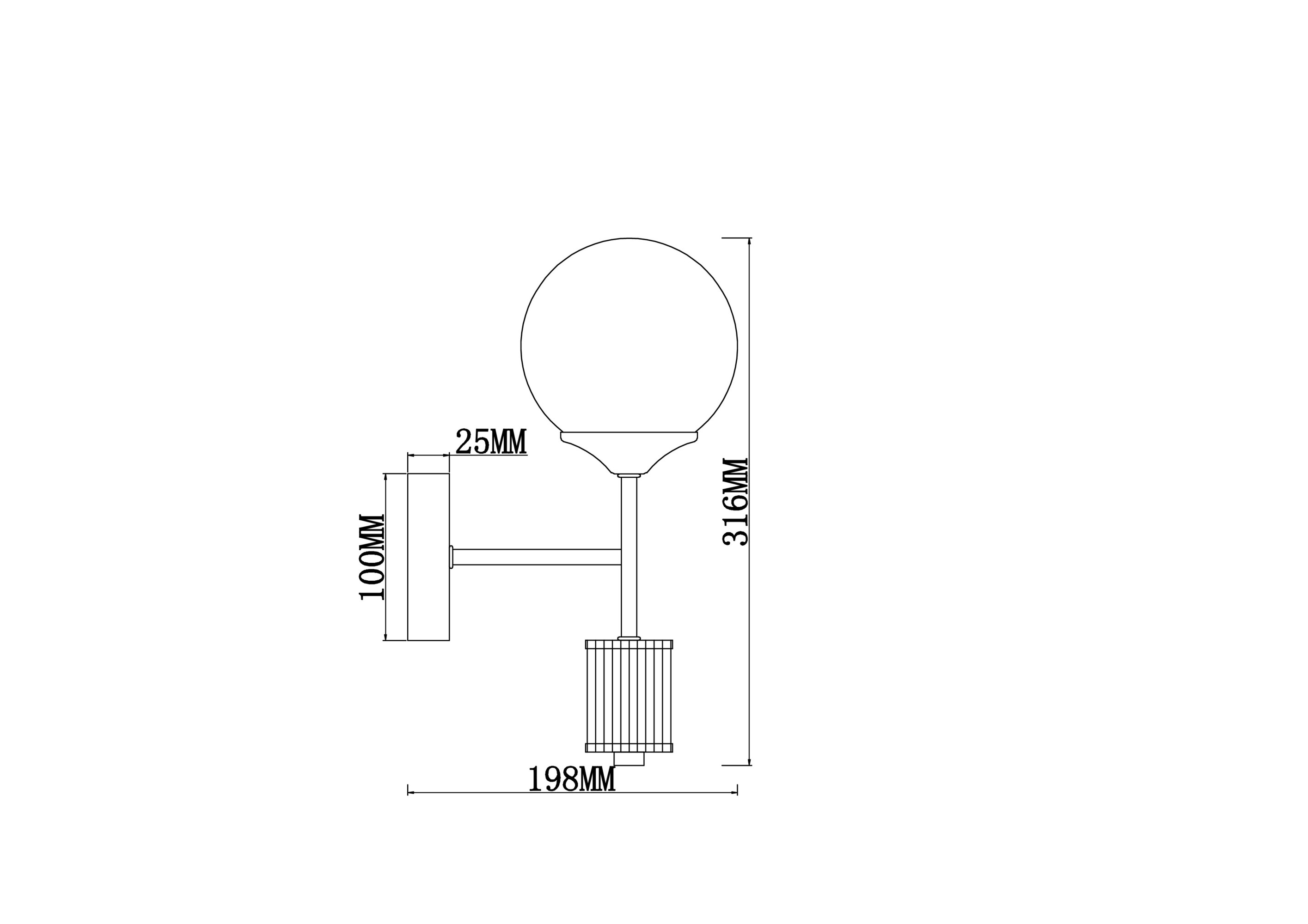 Бра Freya Bolas FR5185WL-01BS_MY