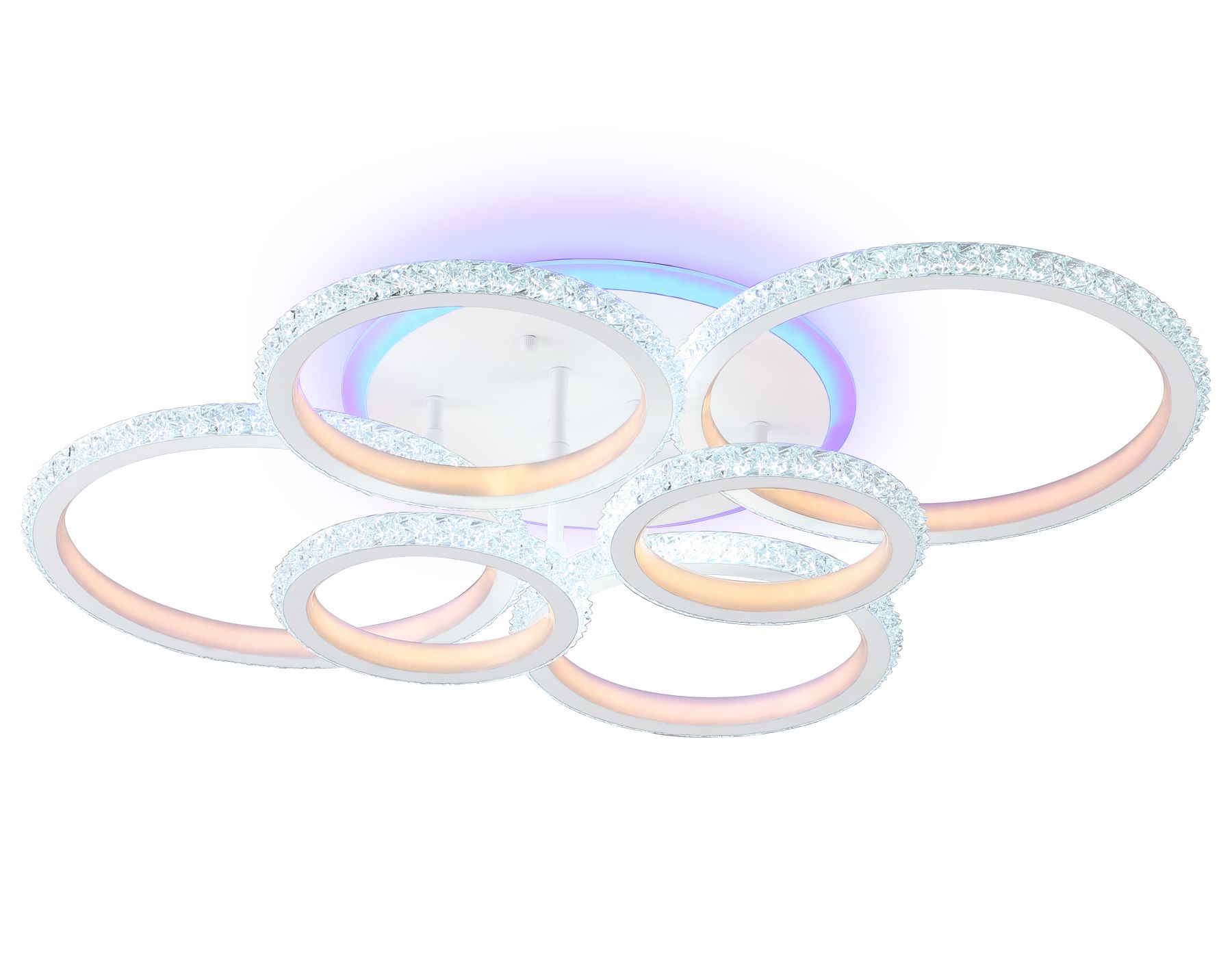 Потолочная люстра Ambrella light с RGB подсветкой и пультом Original FA9528_AMB