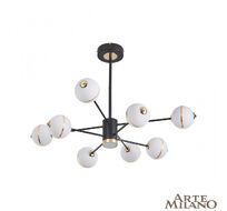 Потолочная люстра Arte Milano Ferrara 272069/8 BK