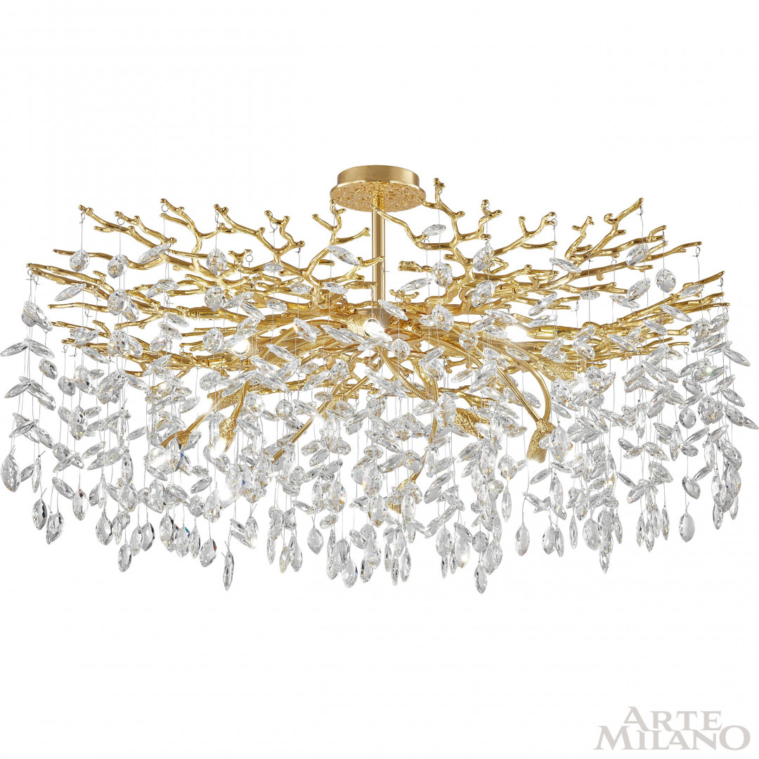 

Потолочная люстра Arte Milano Milan 236901/D1000/14/B Gd, 236901/D1000/14/B Gd
