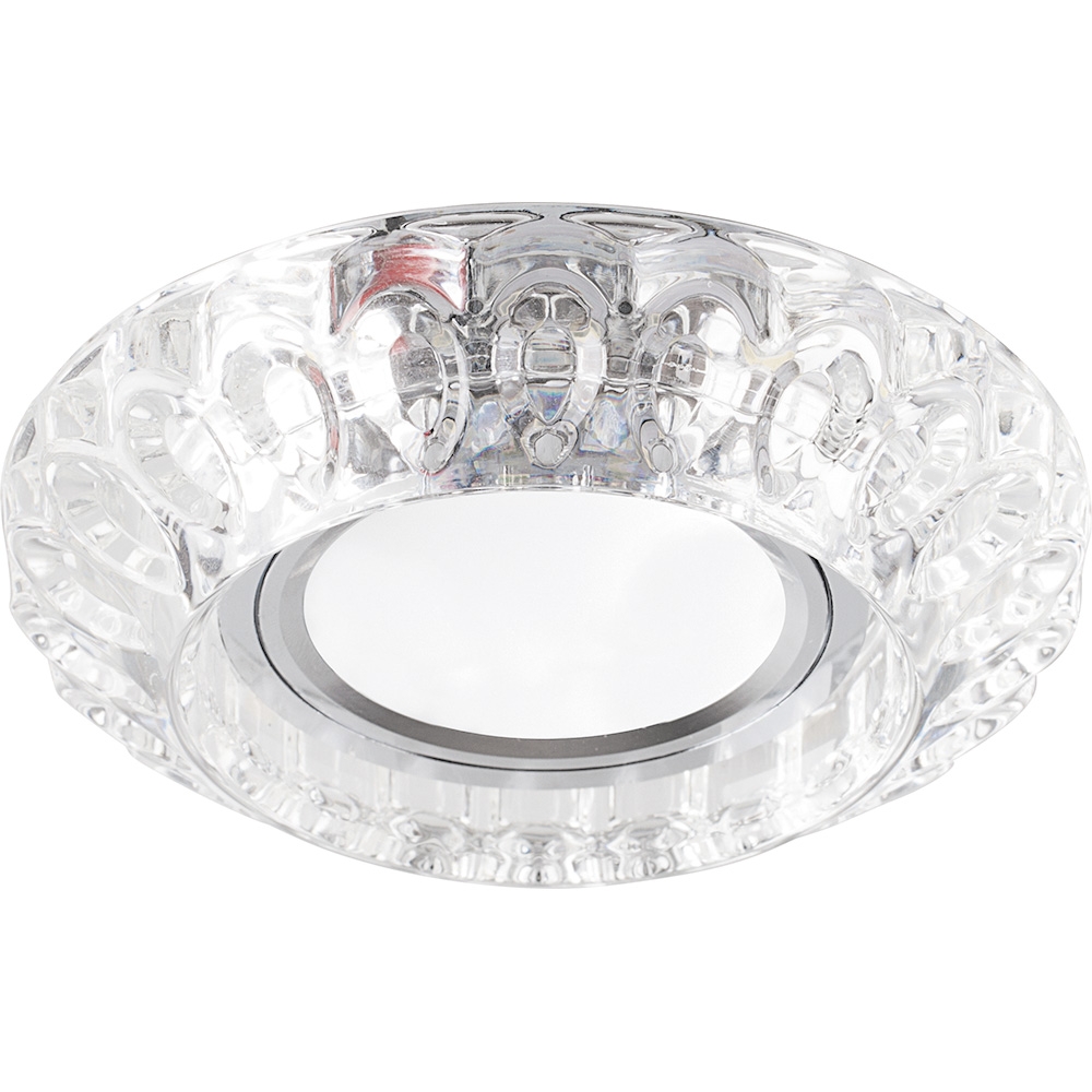 Точечный светильник встраиваемый ip20 круглый с подсветкой Feron 32664_FR