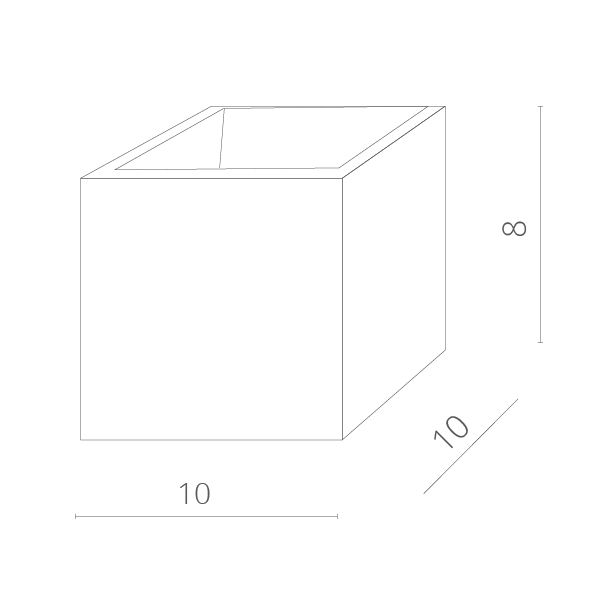 Настенный светильник ArteLamp SCATOLA A1423AP-1WH