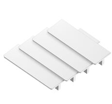 Заглушка для встраиваемого алюминиевого профиля GP1200 комплект 4шт Ambrella Light ILLUMINATION GP8160_AMB