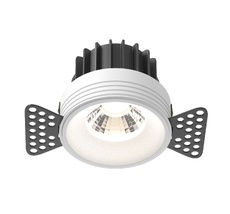 Встраиваемый светильник Maytoni Round DL058-12W4K-TRS-W_MY