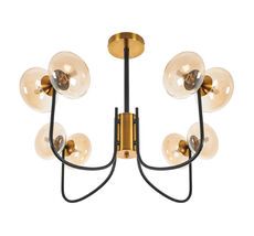 Потолочная люстра на штанге MyFar Scott MR1751-8P