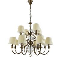 Подвесная люстра Newport 3112/С  black brass без абажуров_NP