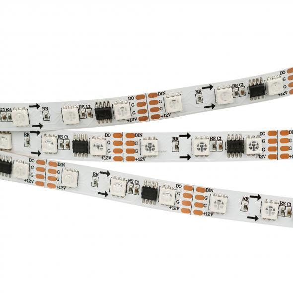 

Лента SPI-5000-5060-60 12V Cx3 RGB-Auto (10mm, 13.2W/m, IP20) 021229(1), 021229(1)