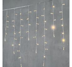 Гирлянда LTC Бахрома с Колпачком 3,2 x 0,9 м Тепло-Белая 220В, 180 LED PIL180CAP-10-2WW