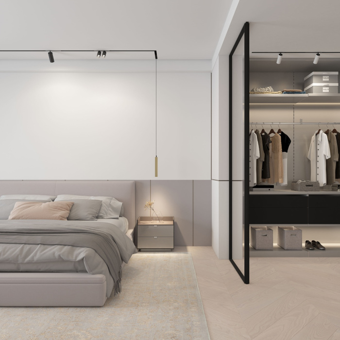 Светильник трековый Denkirs Smart DK8008-BG