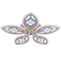 Люстра led с 5 плафонами (+ночной режим) светодиодная с пультом Escada 10216/5LED BL_ESC