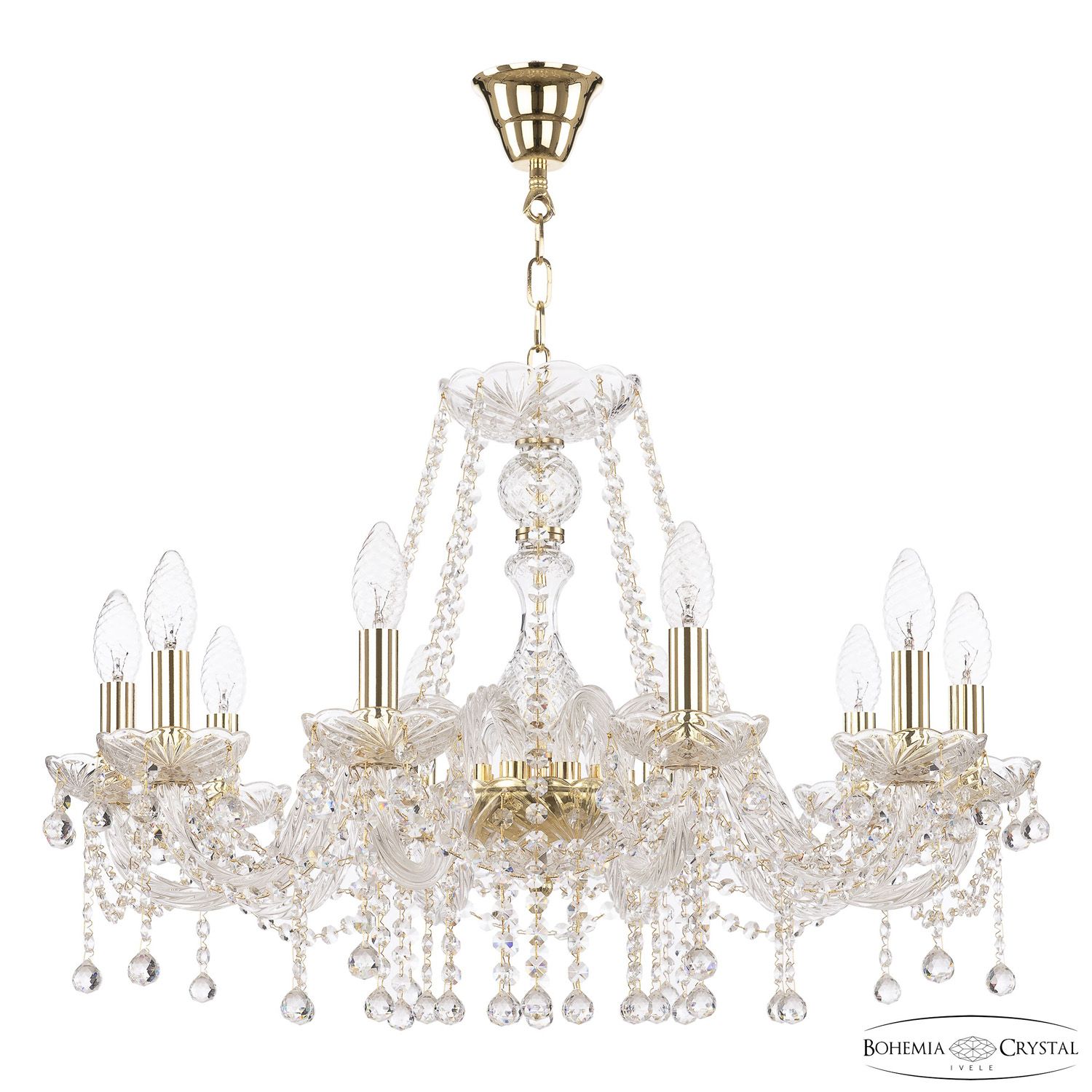 Хрустальная люстра Bohemia Ivele Crystal 108/10/240 G_BI