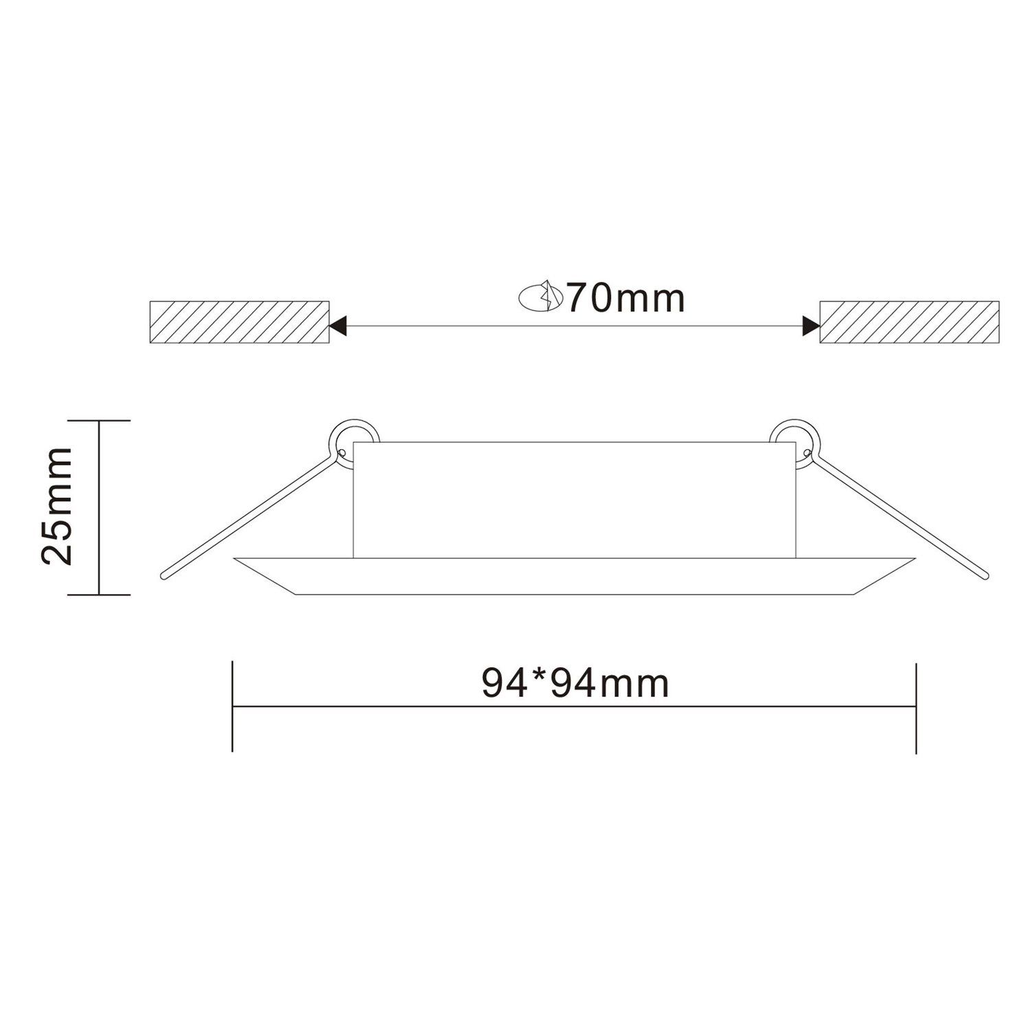Встраиваемый светильник ST Luce FUNCZIONALE ST204.408.01