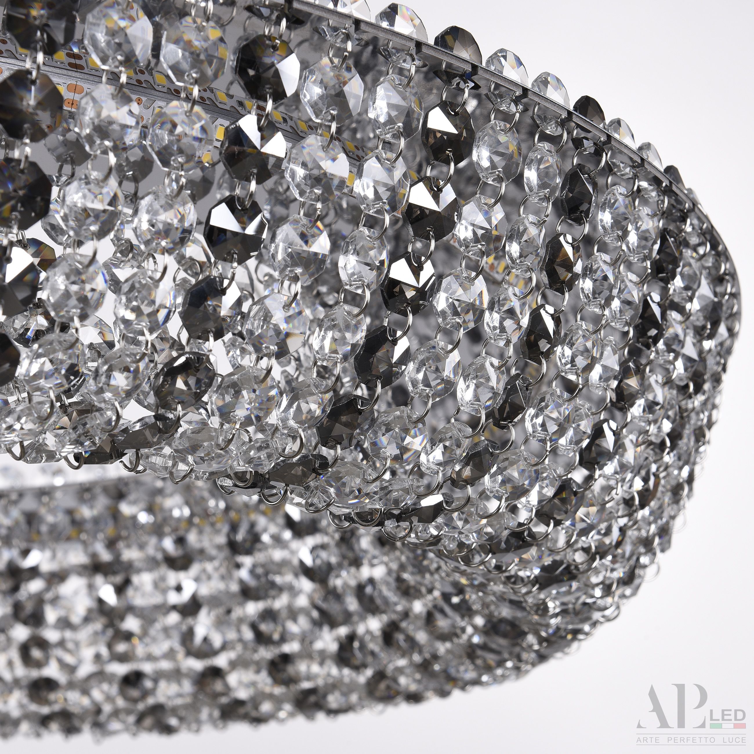 Хрустальная люстра APL LED Sicilia SH502.0.60.R.Ni.4000.Clear.731_BI