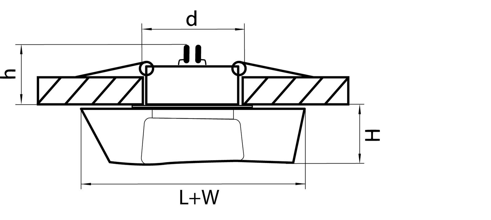 Точечный светильник LightStar Врезной FLUTTO 006430_LS