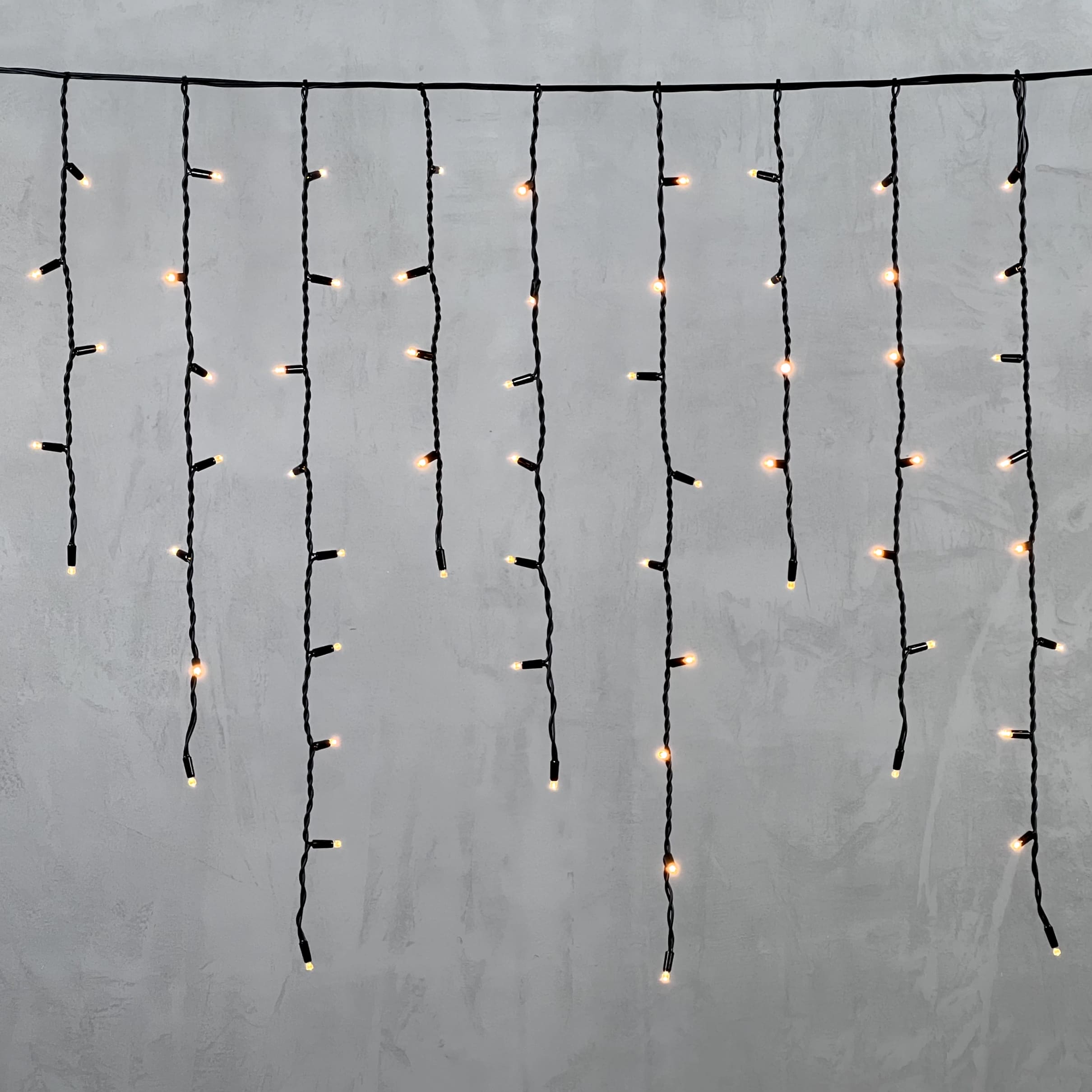 Гирлянда LTC Бахрома 3,2 x 0,9 м Экстра Тепло-Белая 220В, 168 LED LL168-1-2EWW