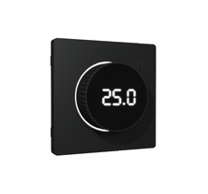 Лицевая панель ALFA для терморегулятора теплого пола с цифровым дисплеем QUANT Ambrella Volt AP8058_AMB