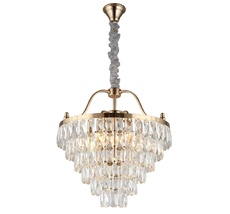 Подвесная каскадная люстра хрустальная Aployt APL.725.13.07