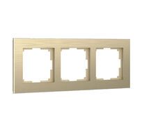 Рамка на 3 поста (шампань) Aluminium a052314_WR