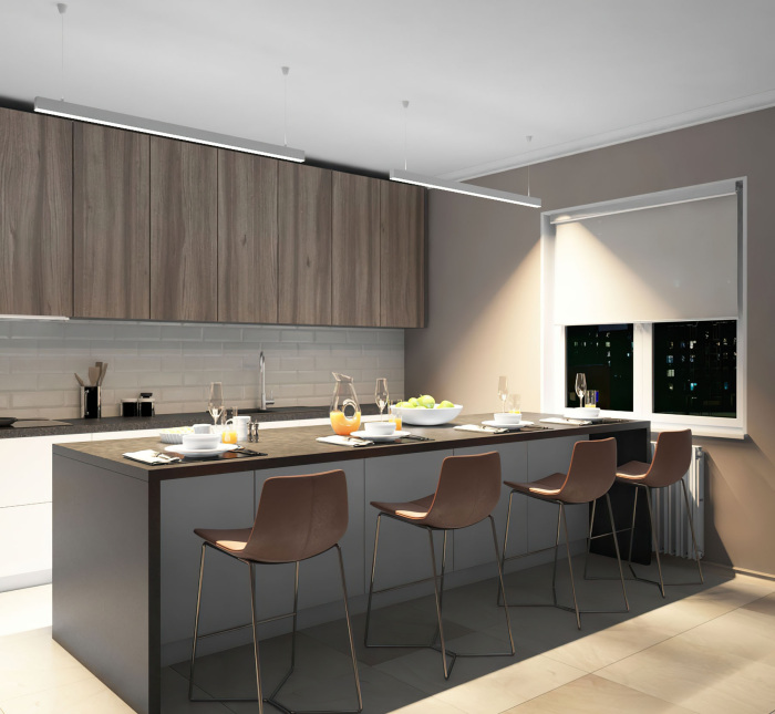 Подвесной светильник Denkirs линейный DK9124-WH