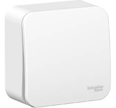 Выключатель накладной одноклавишный (белый) Systeme Electric BLNVA061021