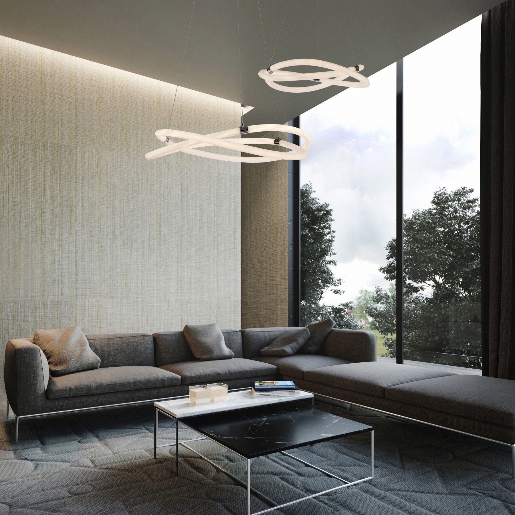 Подвесная люстра Mantra LINE 6607_MN