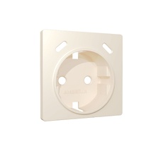 Лицевая панель ALFA для электрической розетки с/з со шторками 2USB C+C QUANT Ambrella Volt AP3305_AMB