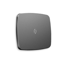 Лицевая панель для 1-клавишных выключателей с подсветкой QUANT Ambrella Volt OMEGA OP6520_AMB