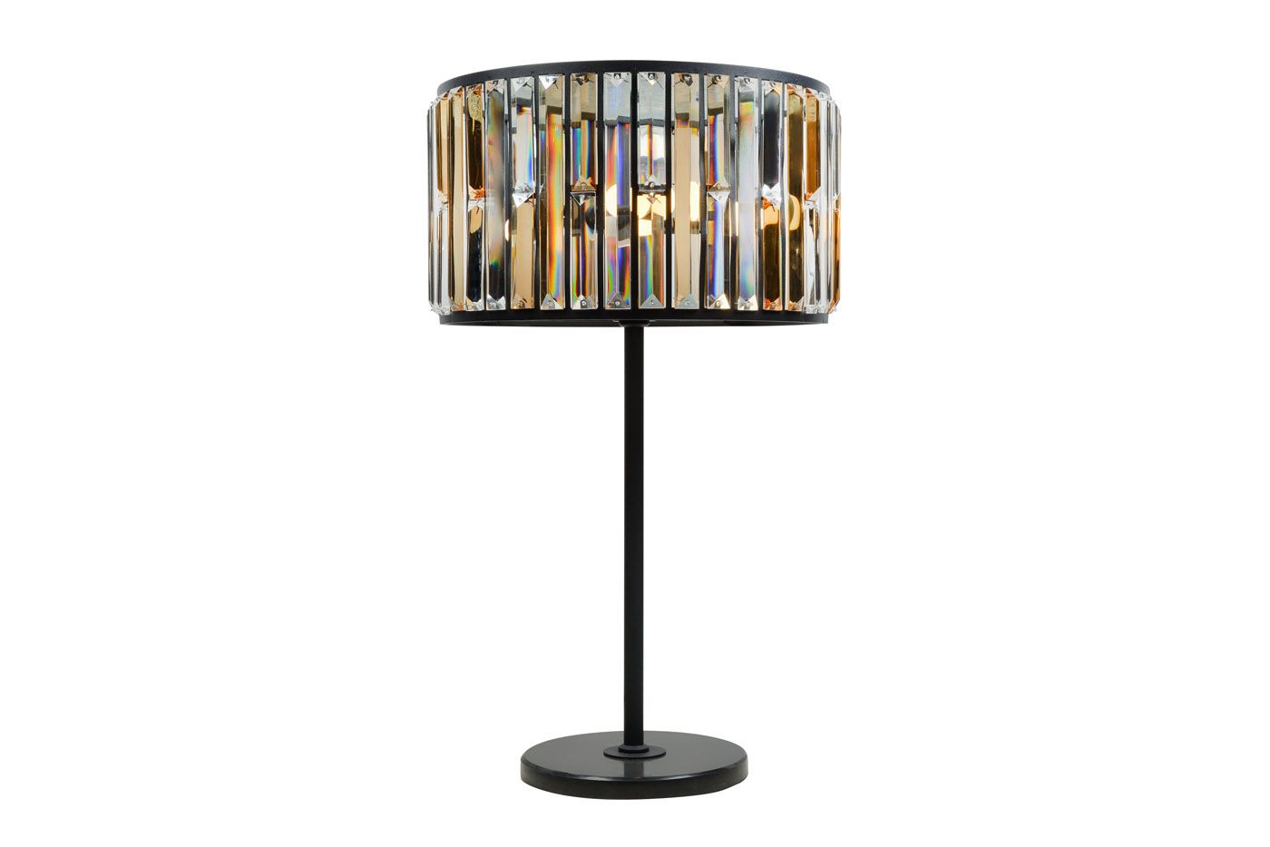 Настольная лампа ILamp Royal 10390-3T BK_IP